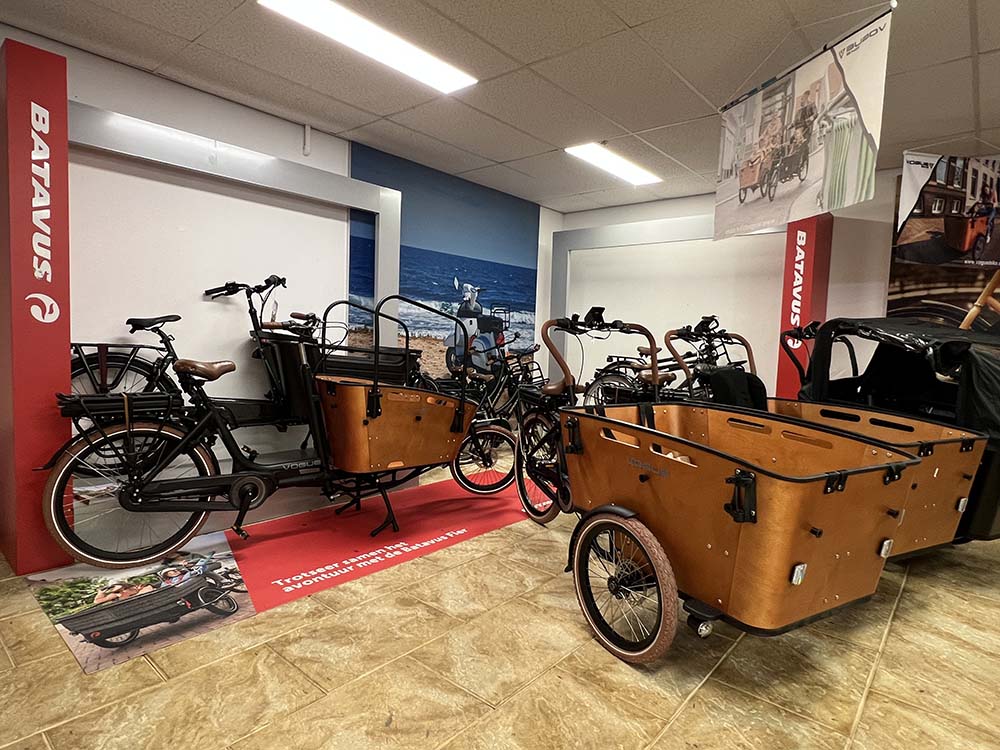 Elektrische bakfiets kopen in Groningen bij fietsenwinkel Giezen